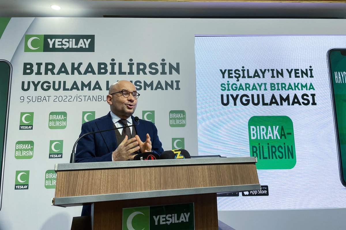Yeşilay "Bırakabilirsin" uygulamasını Sigarayı Bırakma Günü\'nde tanıttı