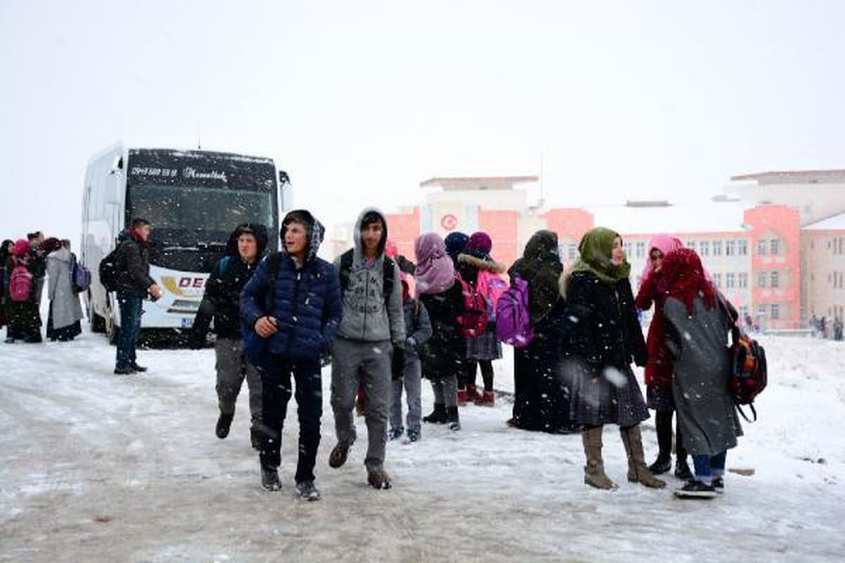 Aksaray\'da taşımalı eğitime 1 gün ara verildi