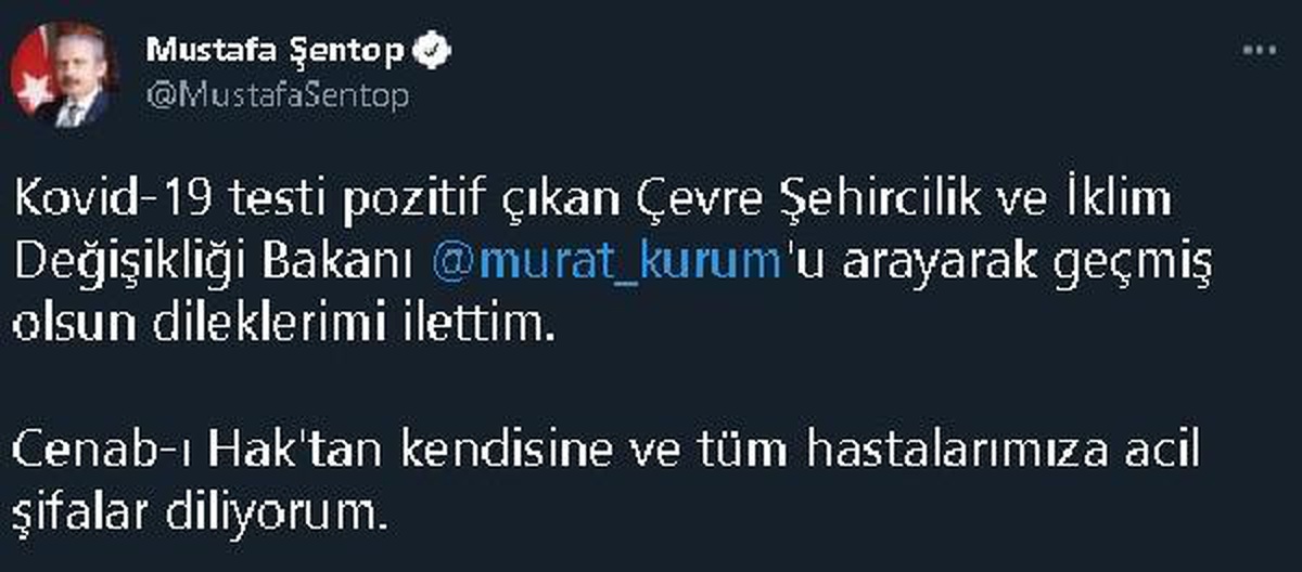 Bakan Kurum\'un Kovid- 19 testi pozitif çıktı (2)