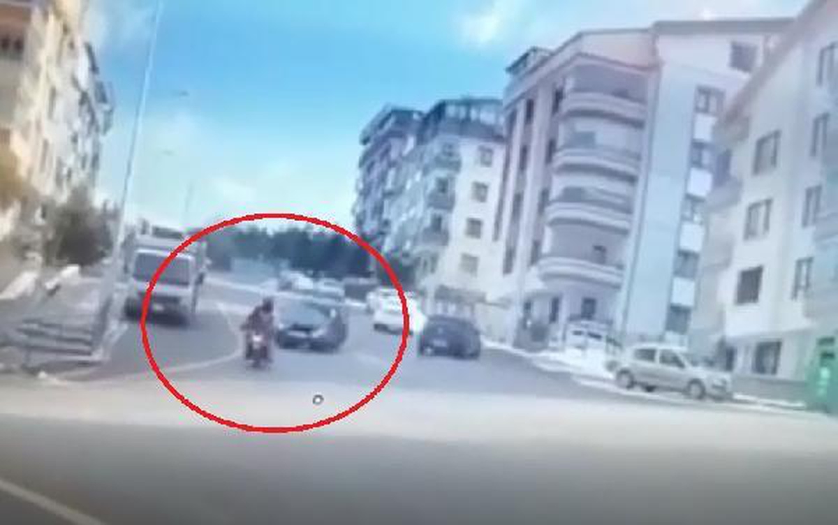 Başkentte otomobille çarpışan motokurye öldü (2)