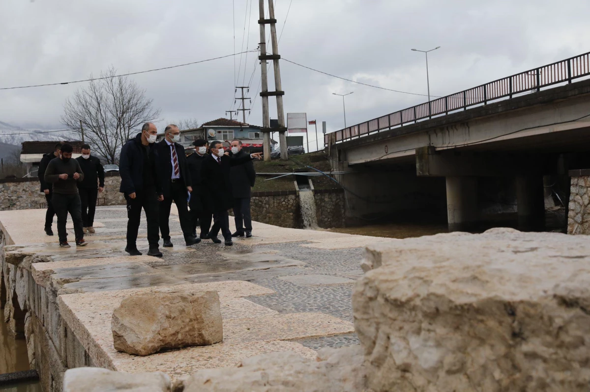 Düzce\'deki tarihi Roma köprüsünde restorasyon çalışmaları sürüyor