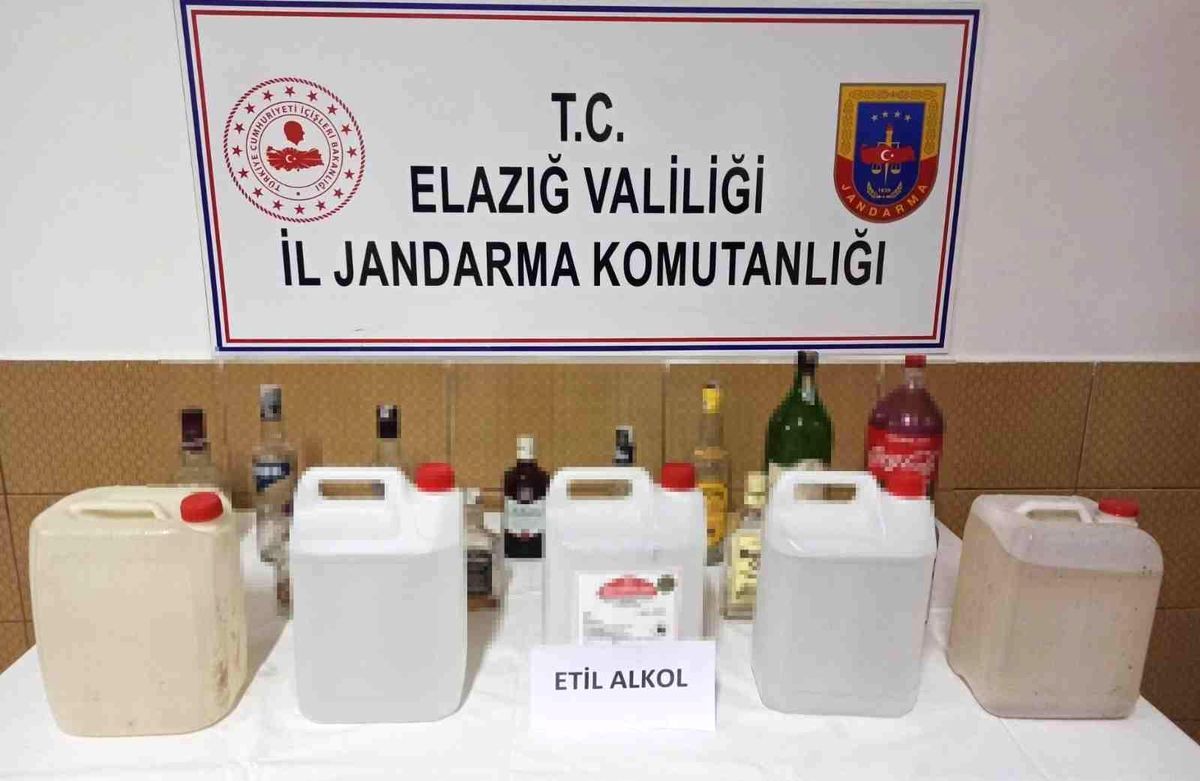 Son dakika haber! Elazığ\'da kaçak içki operasyonu