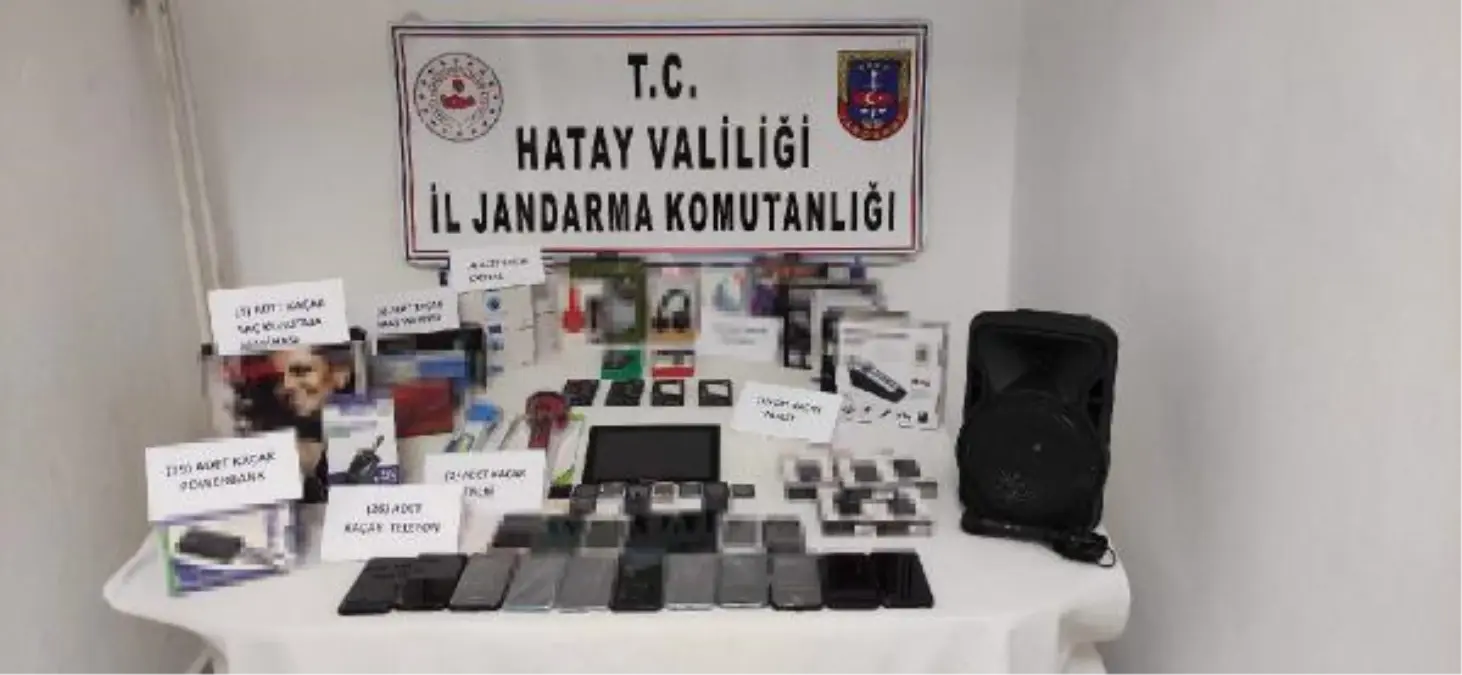 Hatay'da kaçakçılık operasyonlarıına 4 tutuklama