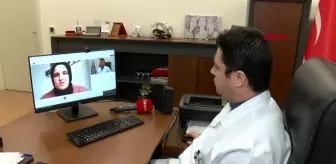 Kovidlilere 'evinde' görüntülü online muayene