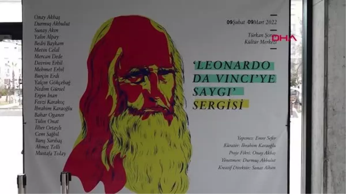 \'LEONARDO DA VİNCİ\'YE SAYGI\' SERGİSİ ANTALYA\'DA AÇILDI