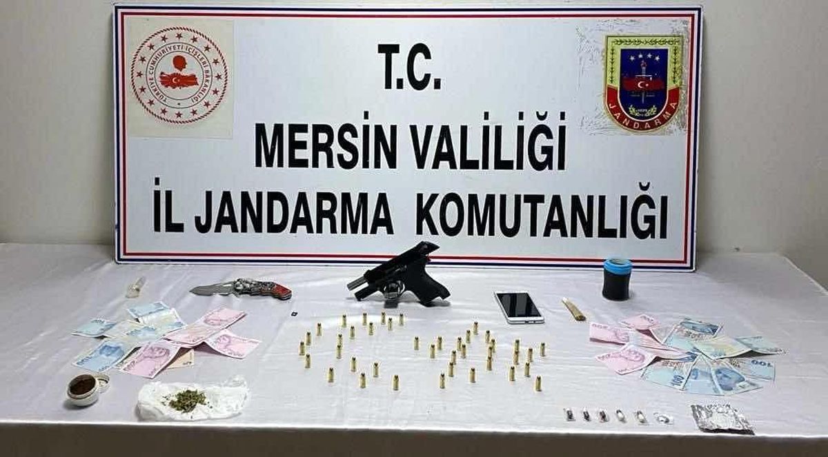 Mersin\'de uyuşturucu ile yakalanan şüpheli tutuklandı
