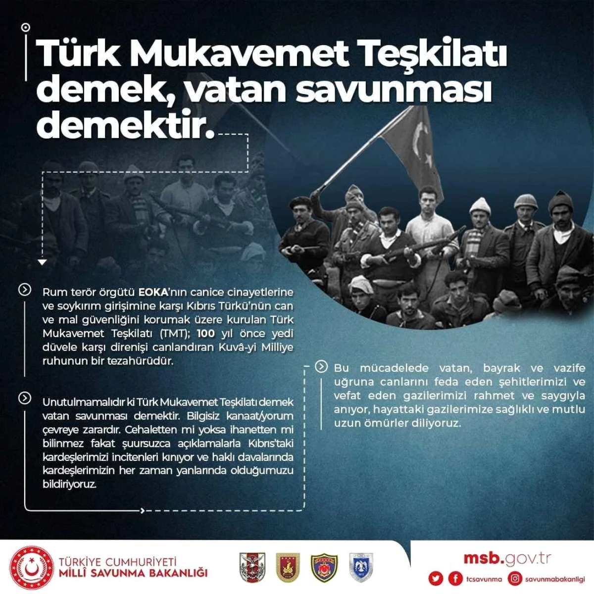 MSB: "Türk Mukavemet Teşkilatı demek, vatan savunması demektir"