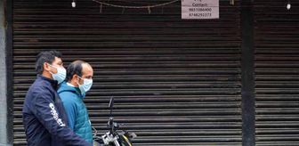 Nepal'de salgının etkisiyle turistik Thamel bölgesi sessizliğe gömüldü