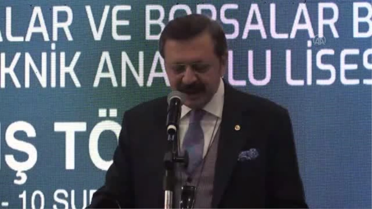 TOBB Başkanı Hisarcıklıoğlu, Ordu\'da okul açılışında konuştu