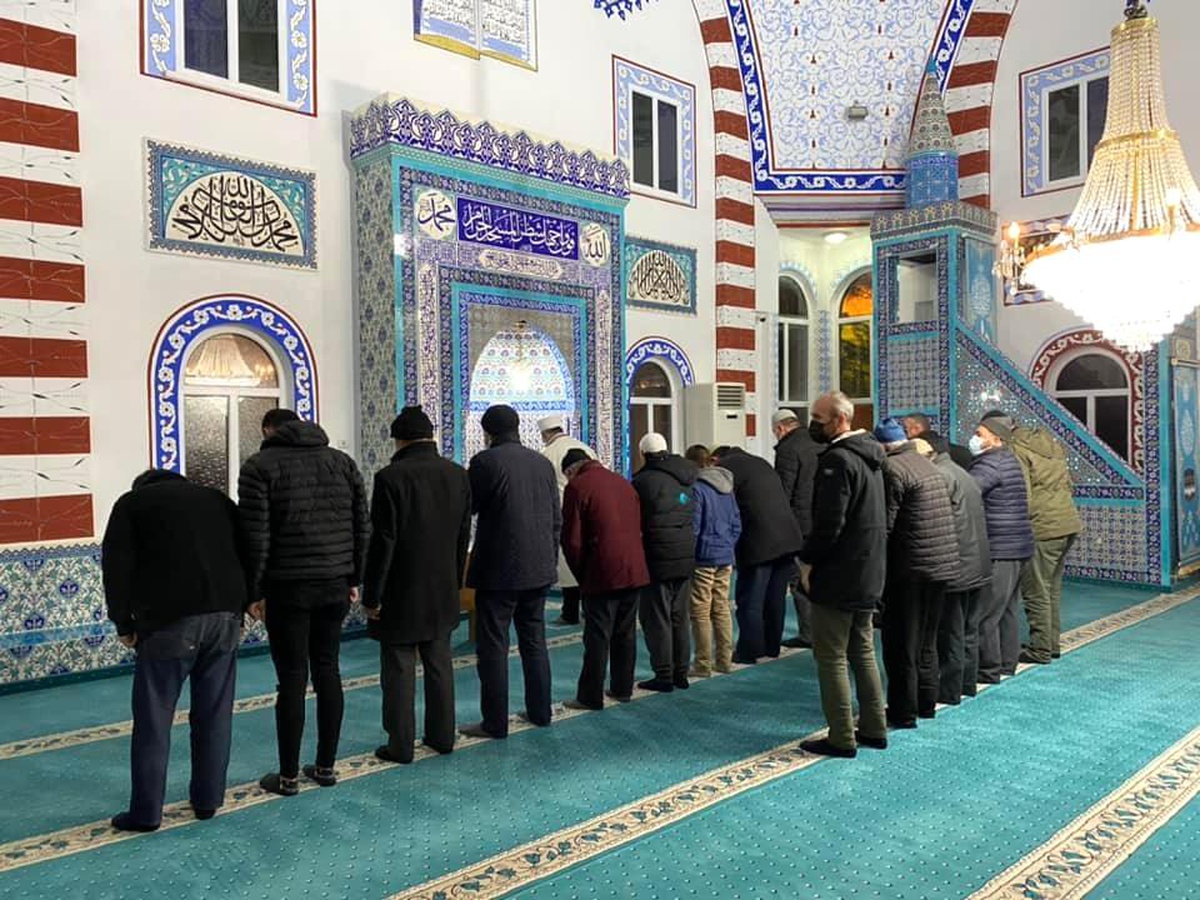 Altıntaş\'ta sabah namazı buluşması