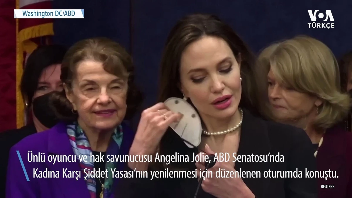 Angelina Jolie\'den Aile İçi Şiddetle İlgili Duygusal Konuşma