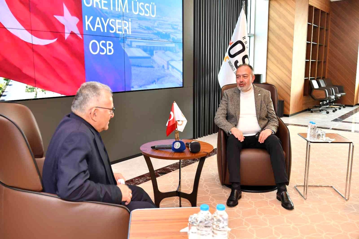 Büyükkılıç, Kayseri OSB Başkanı İmamoğlu\'nu ziyaret etti