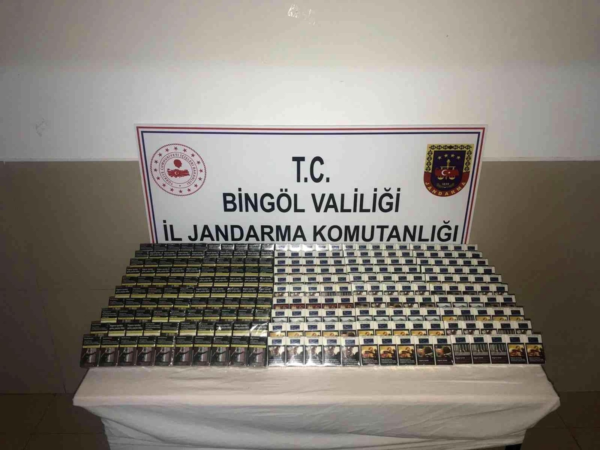 Bingöl\'de 500 paket kaçak sigara ele geçirildi