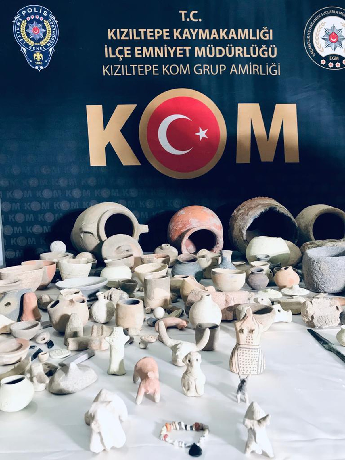 Mardin\'de 420 adet tarihi eser ele geçirildi
