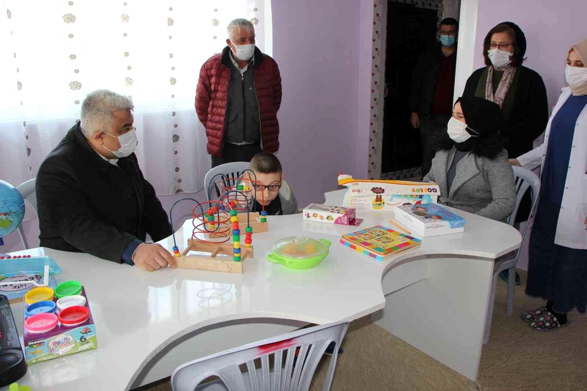 Özel öğrenciden Cumhurbaşkanı Erdoğan\'a, "Ben sizinle helikoptere binmek istiyorum"