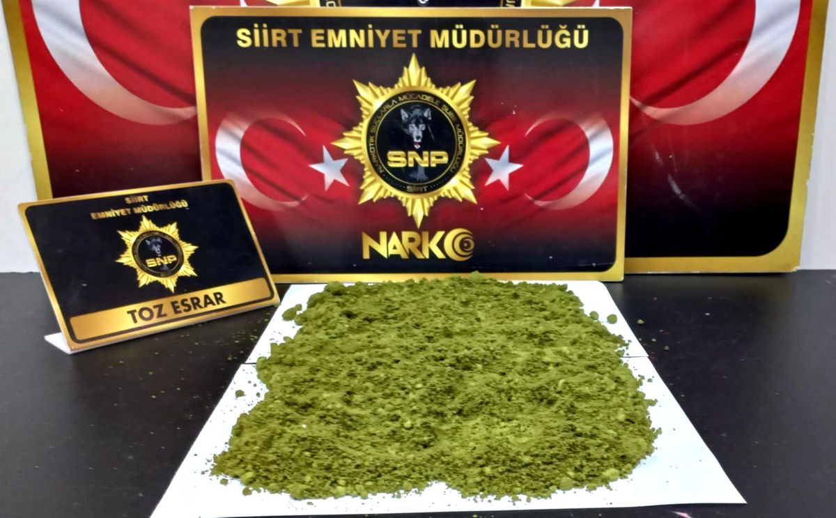 Siirt\'te şüpheli araçta uyuşturucu madde ele geçirildi