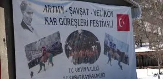 '25. Uluslararası Kar Üstü Karakucak Güreşleri' yapıldı