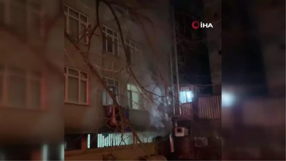 Bahçelievler'de korkutan yangın