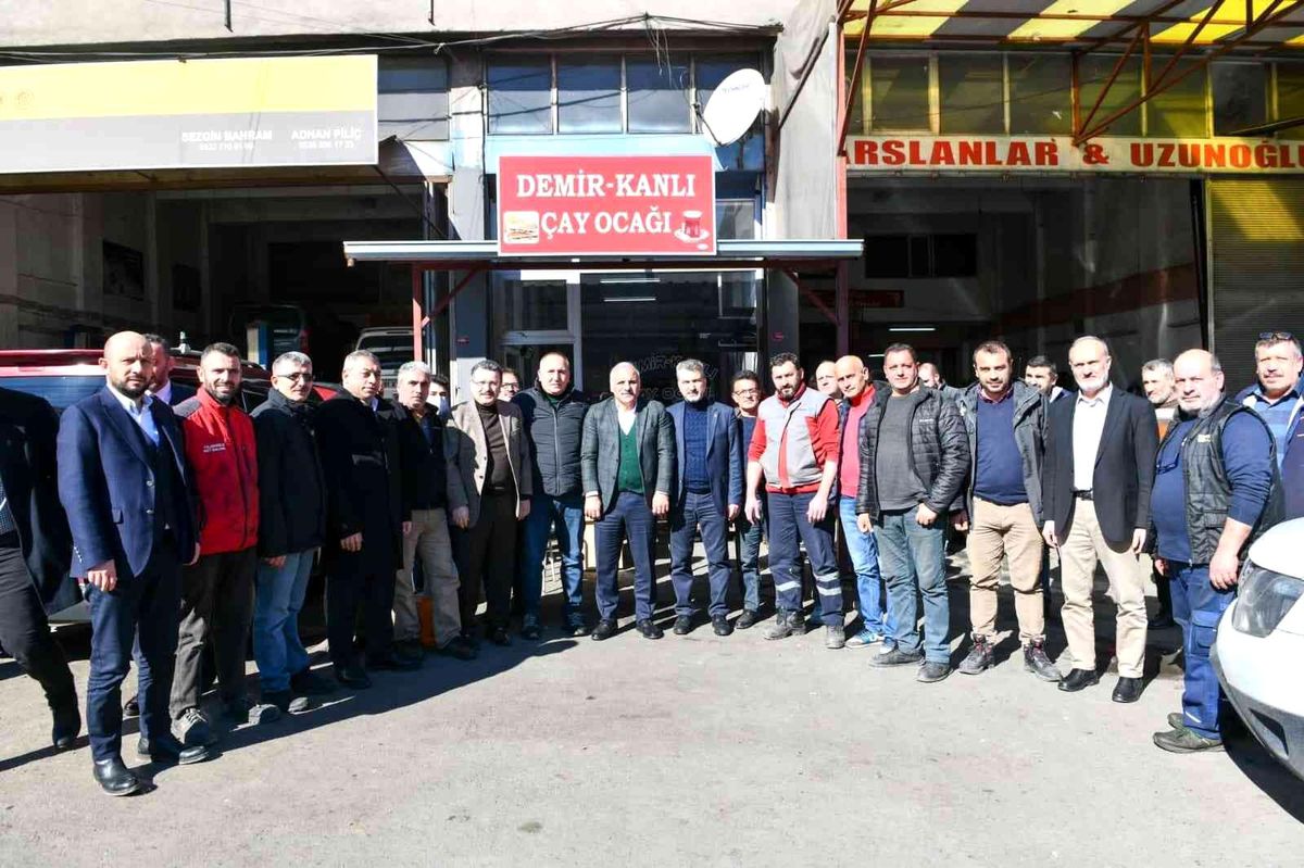 Başkan Zorluoğlu, sanayi esnafı ile bir araya geldi