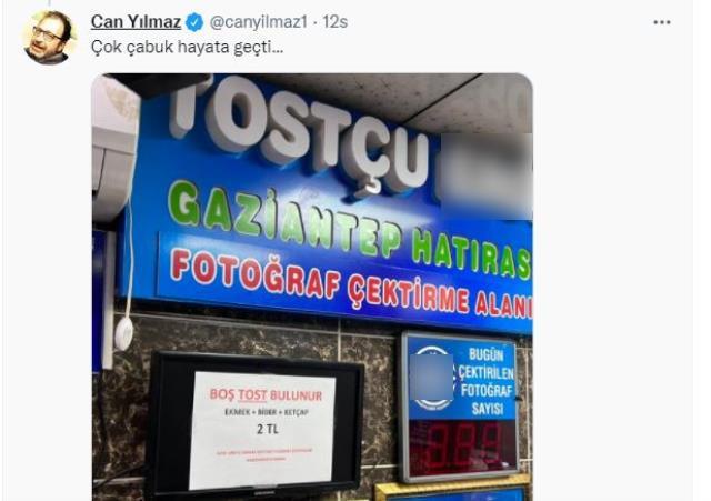 Boş baklavanın ardından boş tost da satılmaya başlandı! Fiyatı bir hayli ucuz