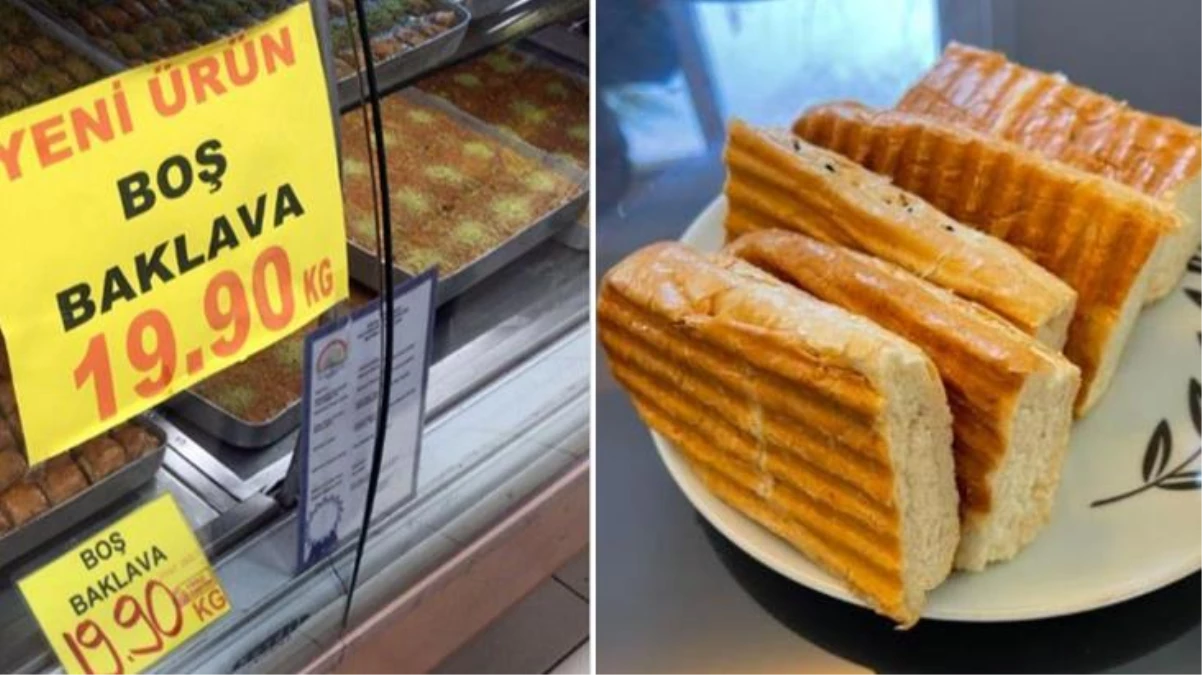 Fiyat artışlarına çözüm! Boş baklavanın ardından boş tost da satılmaya başlandı