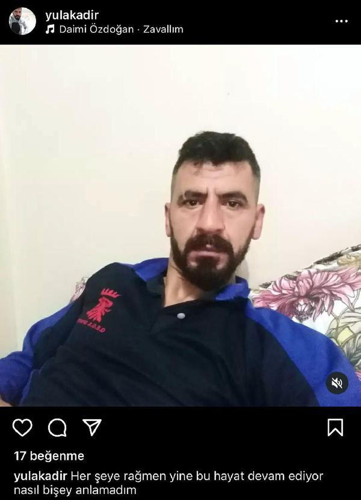 Kazada ölen Kadir, 5,5 saat önce \'Her şeye rağmen hayat devam ediyor\' paylaşımı yapmış