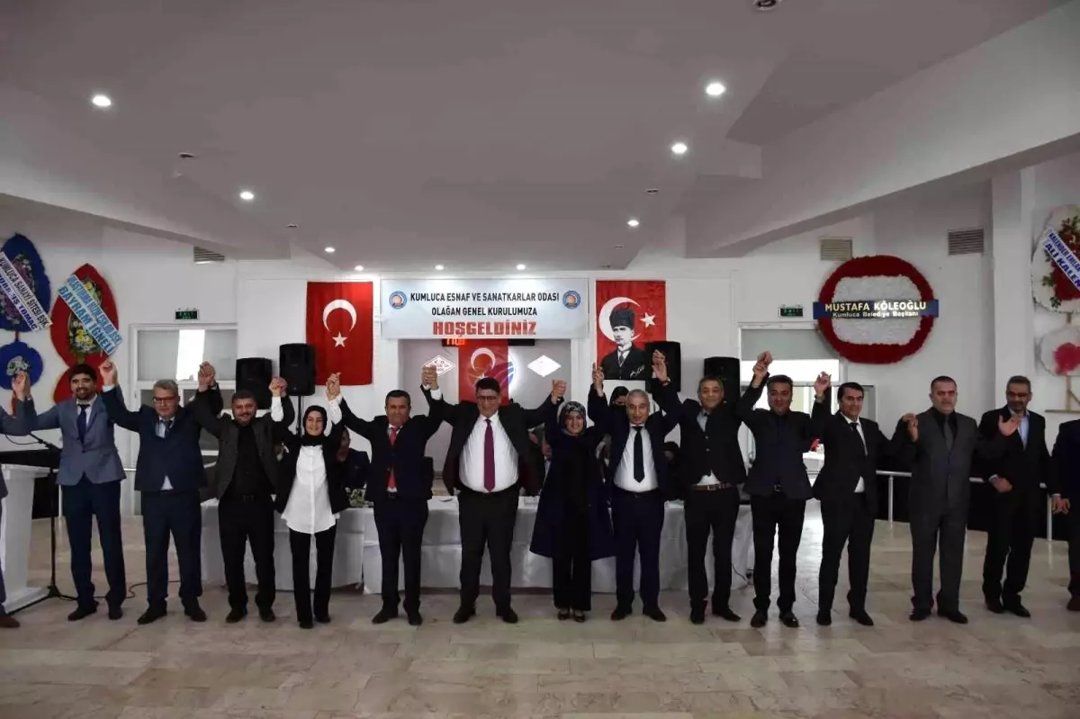 Kumluca Esnaf ve Sanatkar Odası\'nda, mevcut başkan Çınar güven tazeledi