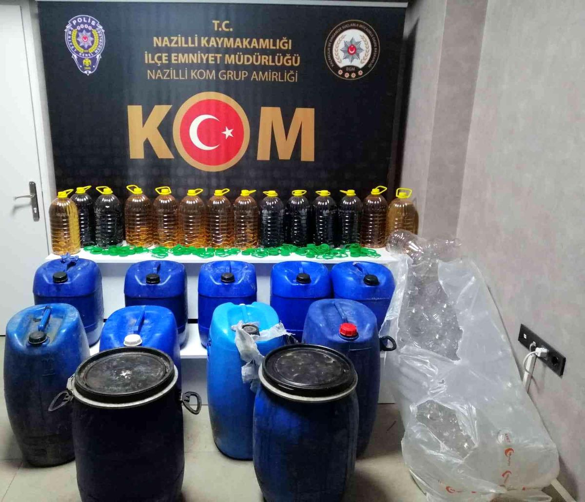 Son dakika haber! Nazilli\'de sahte alkol operasyonu