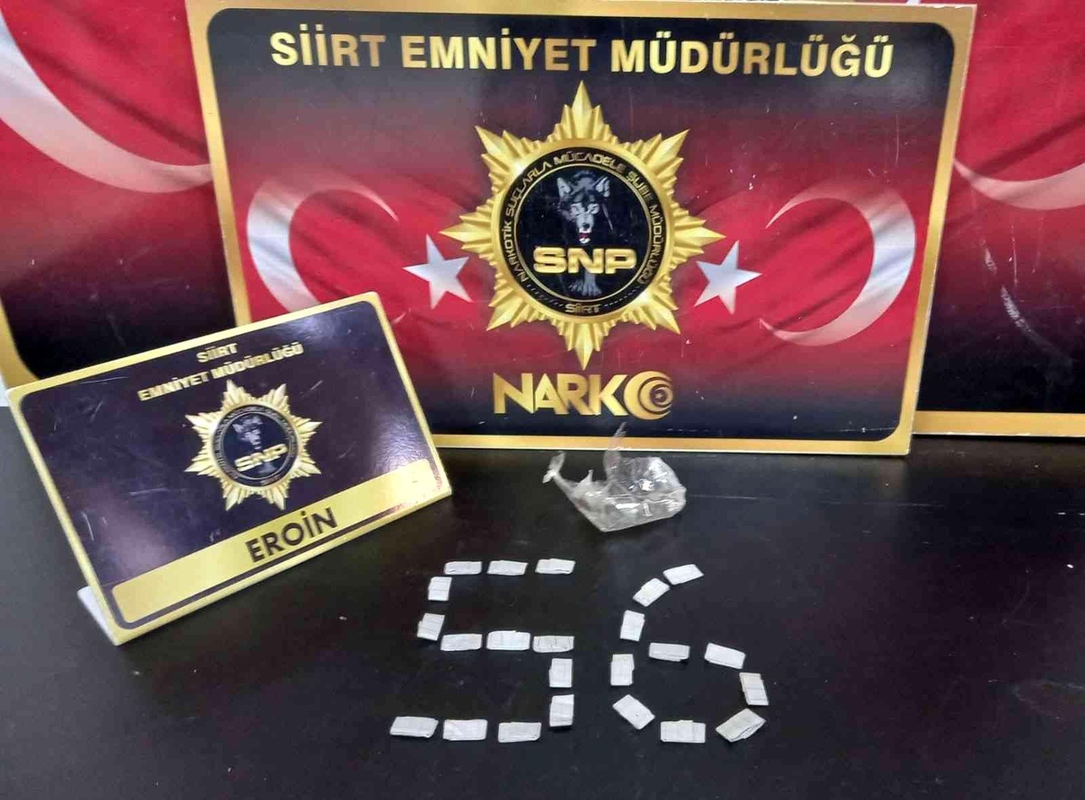 Siirt\'te satışa hazır uyuşturucu ele geçirildi