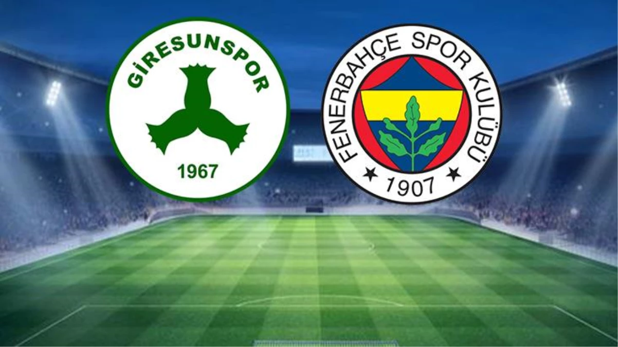 Fenerbahçe\'nin Giresunspor maçı için ilk 11\'i belli oldu