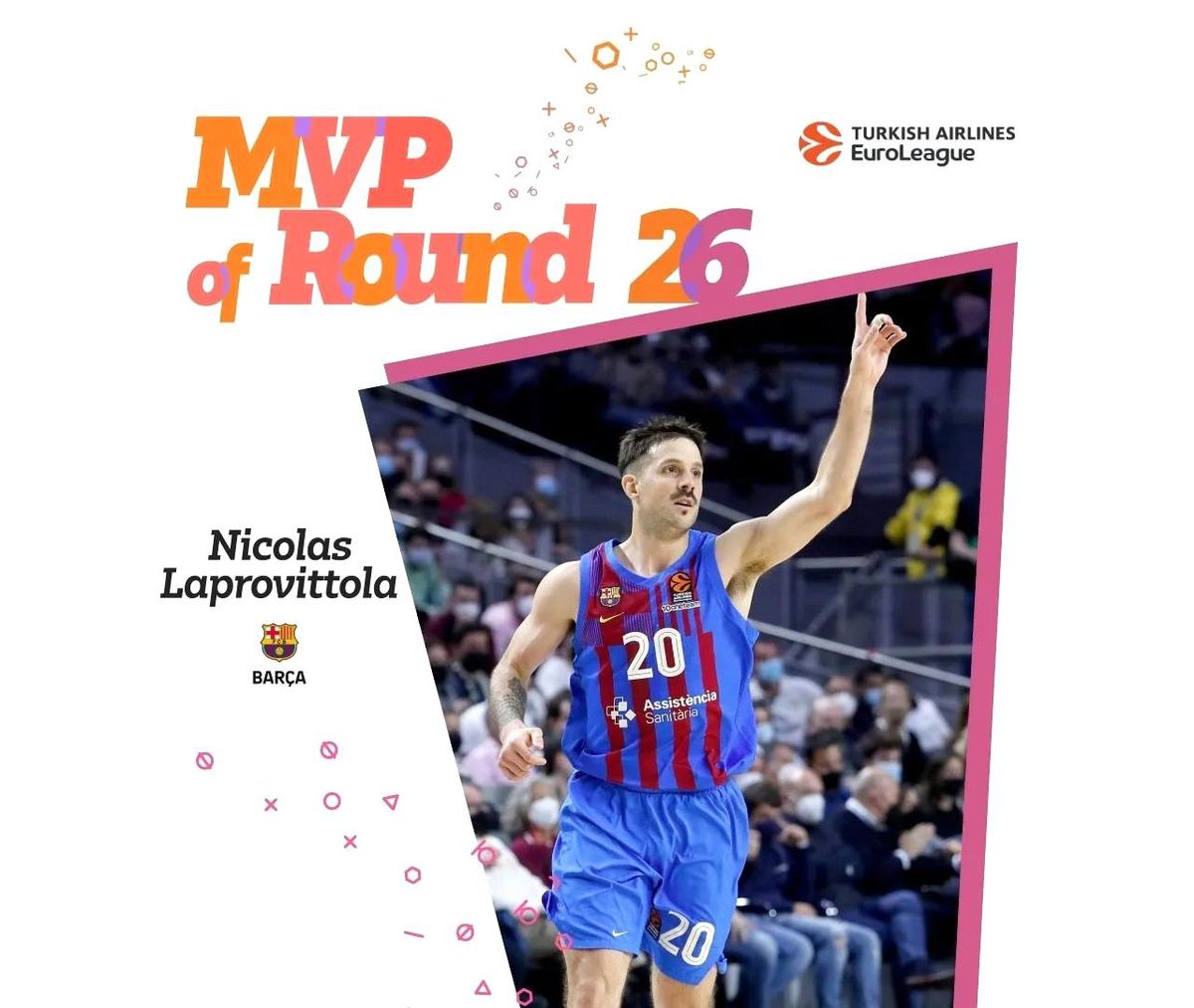 THY Euroleague\'de 26. haftanın MVP\'si Nicolas Laprovittola