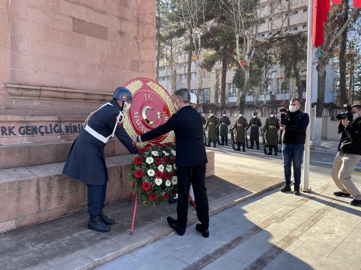 Atatürk'ün Malatya'ya gelişinin 91. yıl dönümü kutlandı