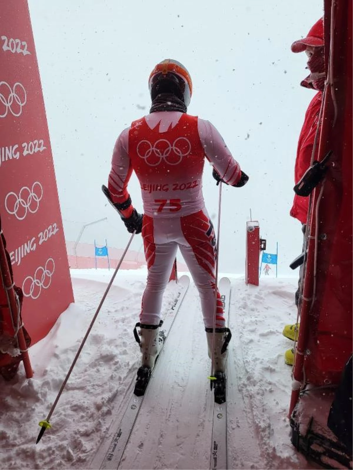 Berkin Usta, Pekin\'de büyük slalomda yarıştı