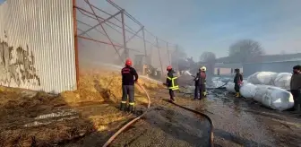 Çatıyı onarmak isterken yangına sebep oldular