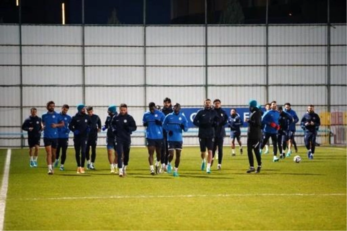 Çaykur Rizespor, Medipol Başakşehir maçının hazırlıklarına başladı