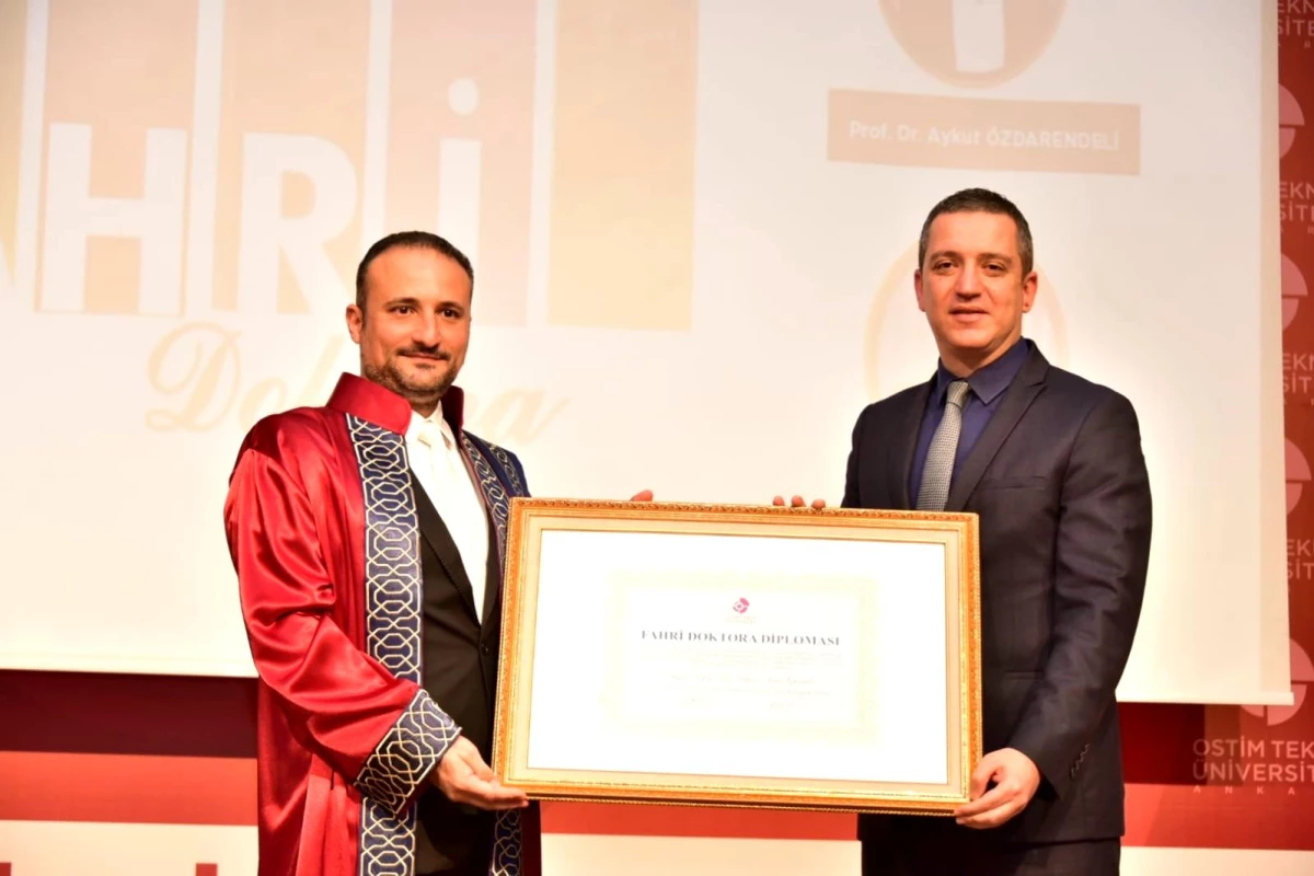 OSTİM Teknik Üniversitesi\'nden Prof. Dr. İrfan Suat Günsel\'e fahri doktora unvanı