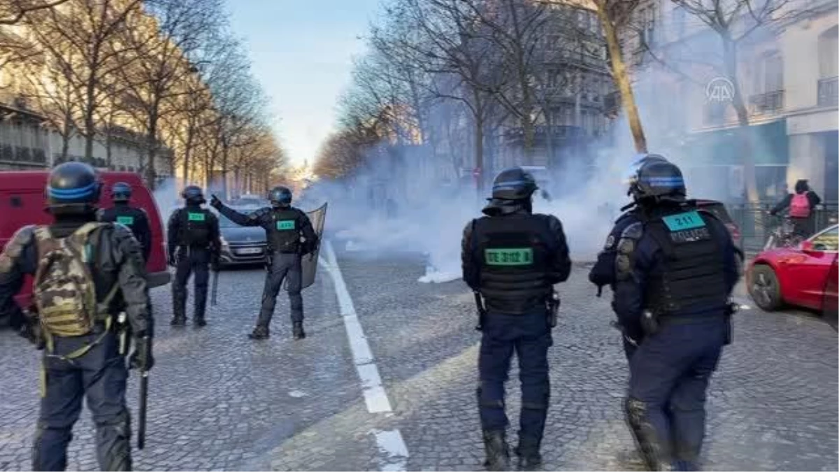 "Özgürlük Konvoyu"nun Paris\'e girişini engellemek için sıkı tedbirler alındı - Polis müdahalesi