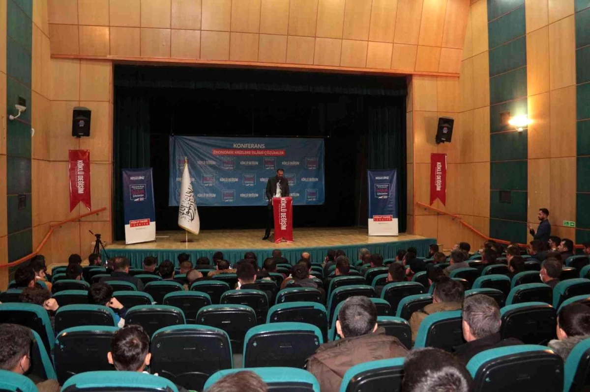 Tatvan\'da \'Ekonomik Krizlere İslami Çözümler\' konferansı düzenlendi