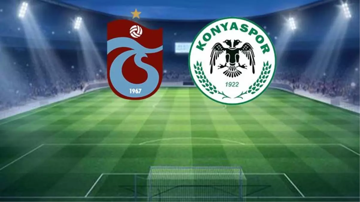 Zirvede önemli karşılaşma! Trabzonspor-Konyaspor maçında ilk 11\'ler netleşti