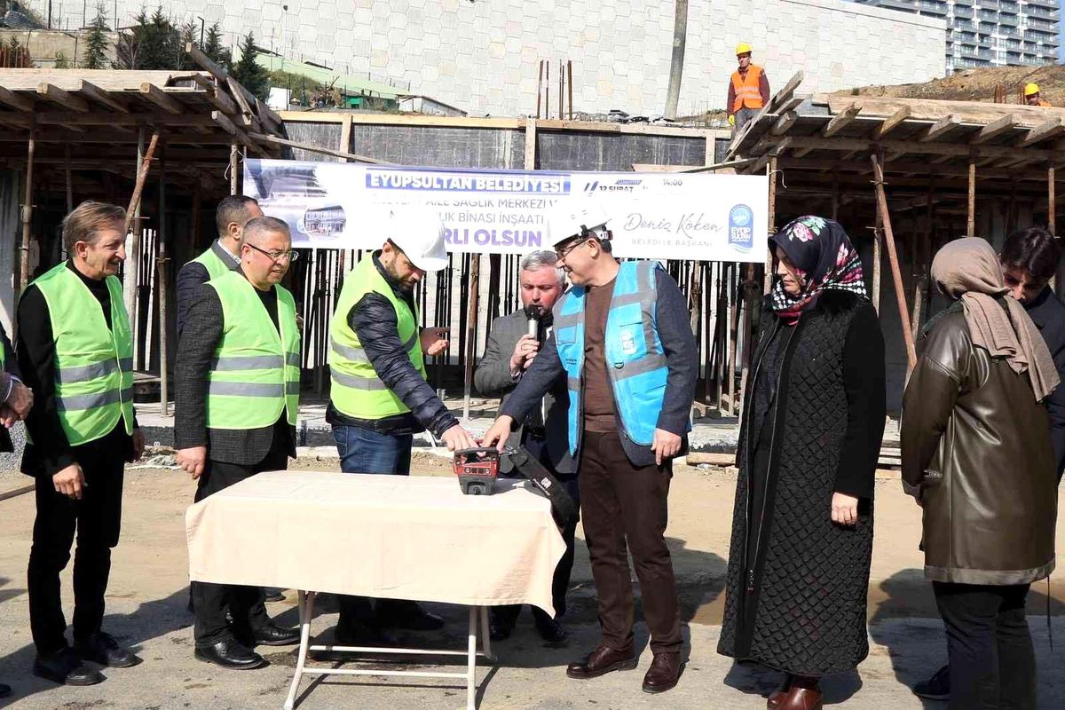 5. Levent Aile Sağlığı Merkezi ve Muhtarlık Binası temeli atıldı