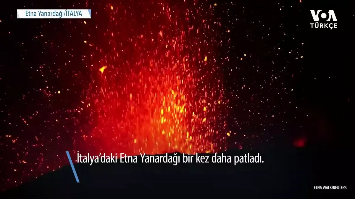 Etna\'da Yeni Patlama