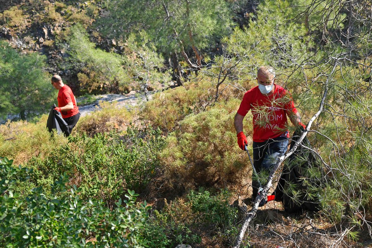 Fethiye Yarımada\'da çevre temizliği yapıldı