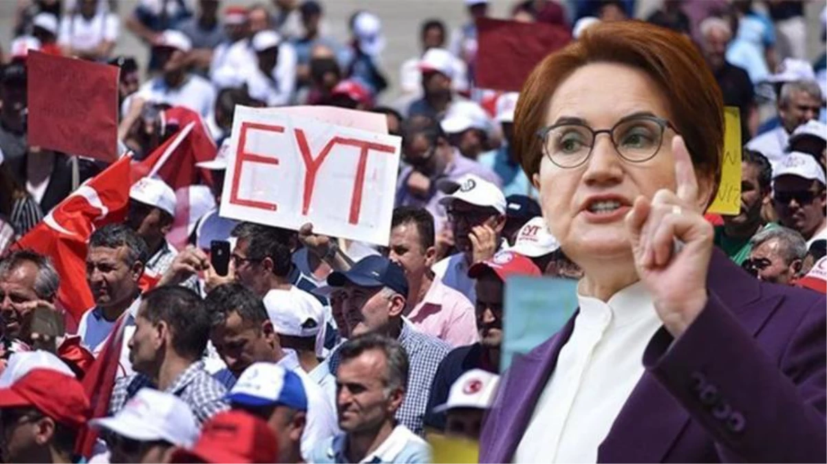 İYİ Parti lideri Meral Akşener, EYT\'lilere destek verdi! Etiketi paylaşıp sert çıktı