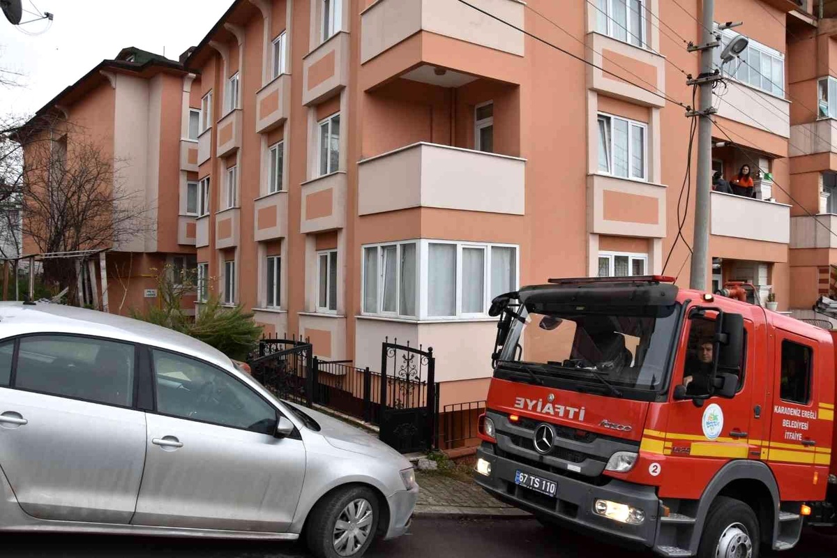 Son dakika haber: Ocakta unutulan yağ yangına neden oldu