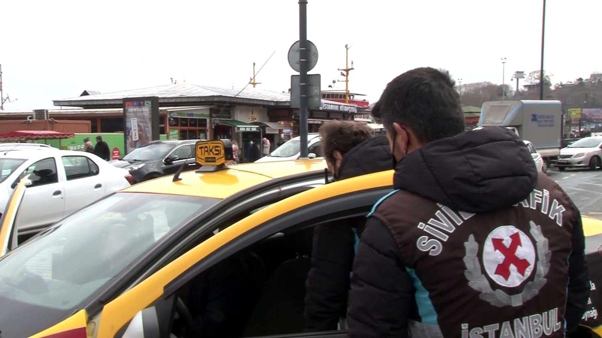 Son dakika haberleri: Taksicinin 250 liralık taksimetre oyununu polis bozdu