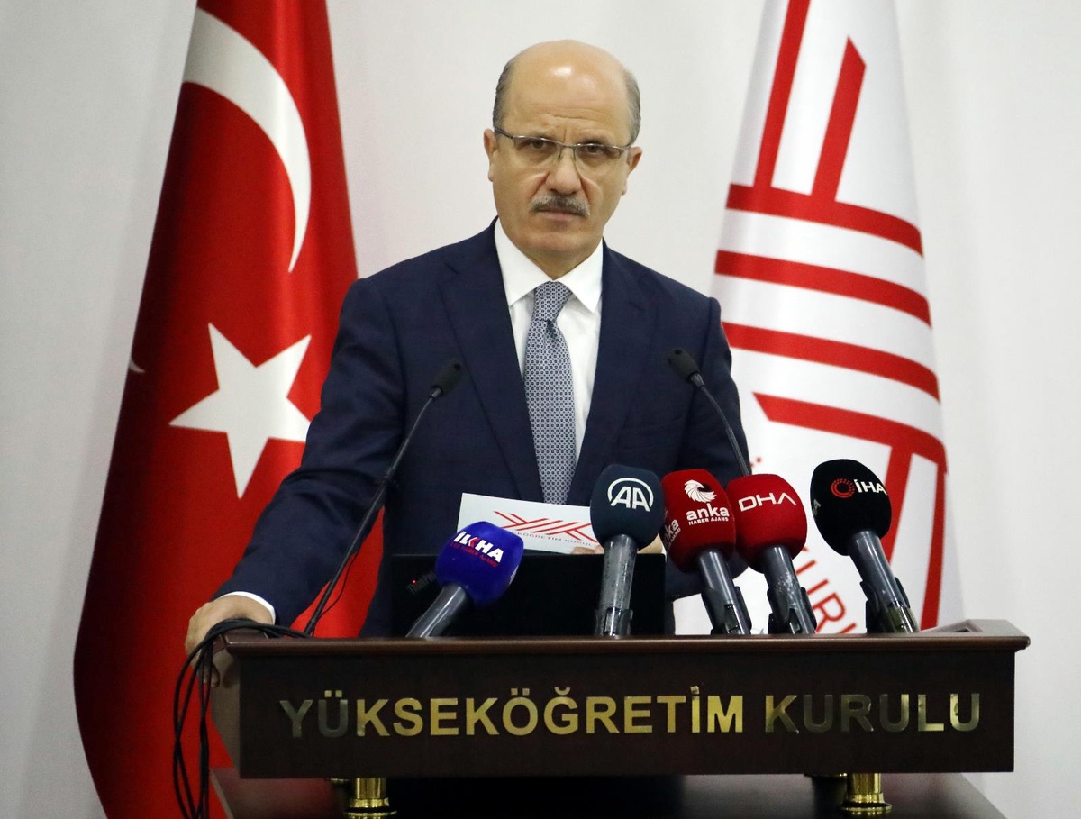 YÖK Başkanı: "Buradaki esas amacımız daha fazla adayın tercih yapabilme hakkına ulaşmasıdır."