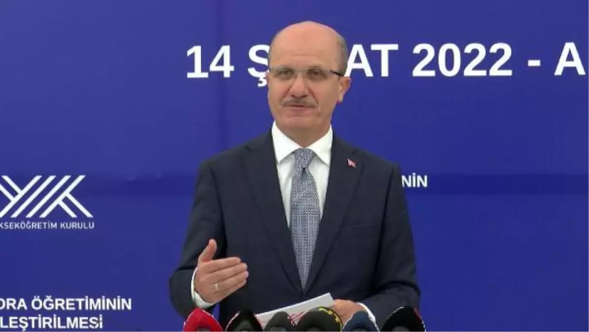 YÖK Başkanı Özvar: 'Bizim yapmaya çalıştığımız şey kontenjanlara daha fazla öğrencinin ulaşmasını sağlayabilmek'