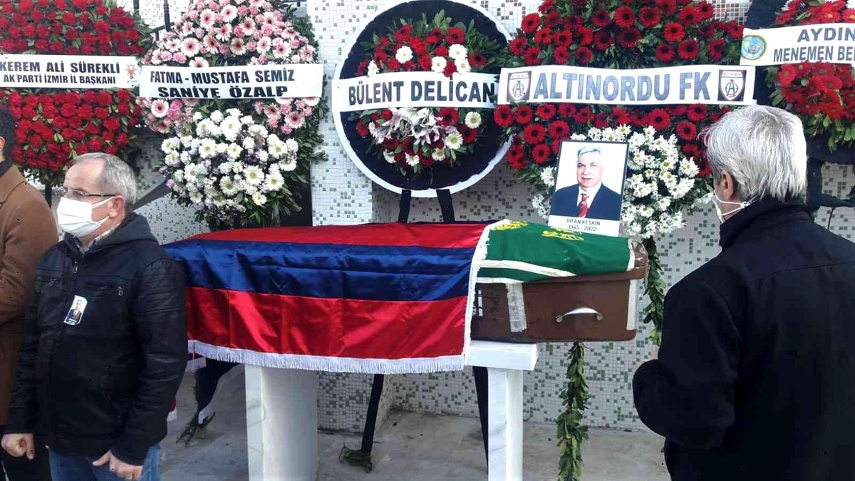 Altınordu\'nun eski başkanı İrfan Keskin, son yolculuğuna uğurlandı