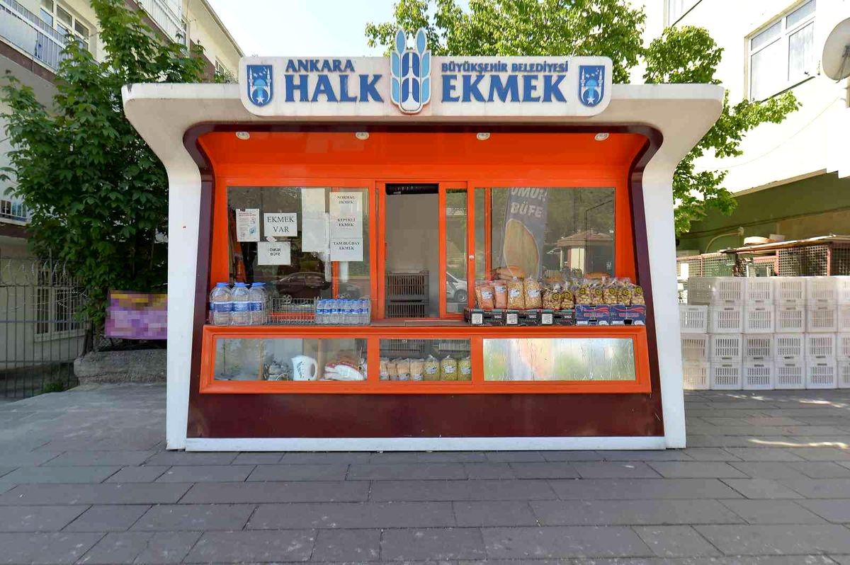 Başkent\'teki Halk Ekmek büfe sayısı 421\'e yükseldi