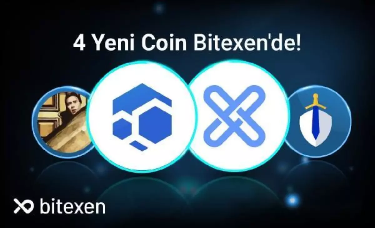 Bitexen\'de 4 yeni kripto para